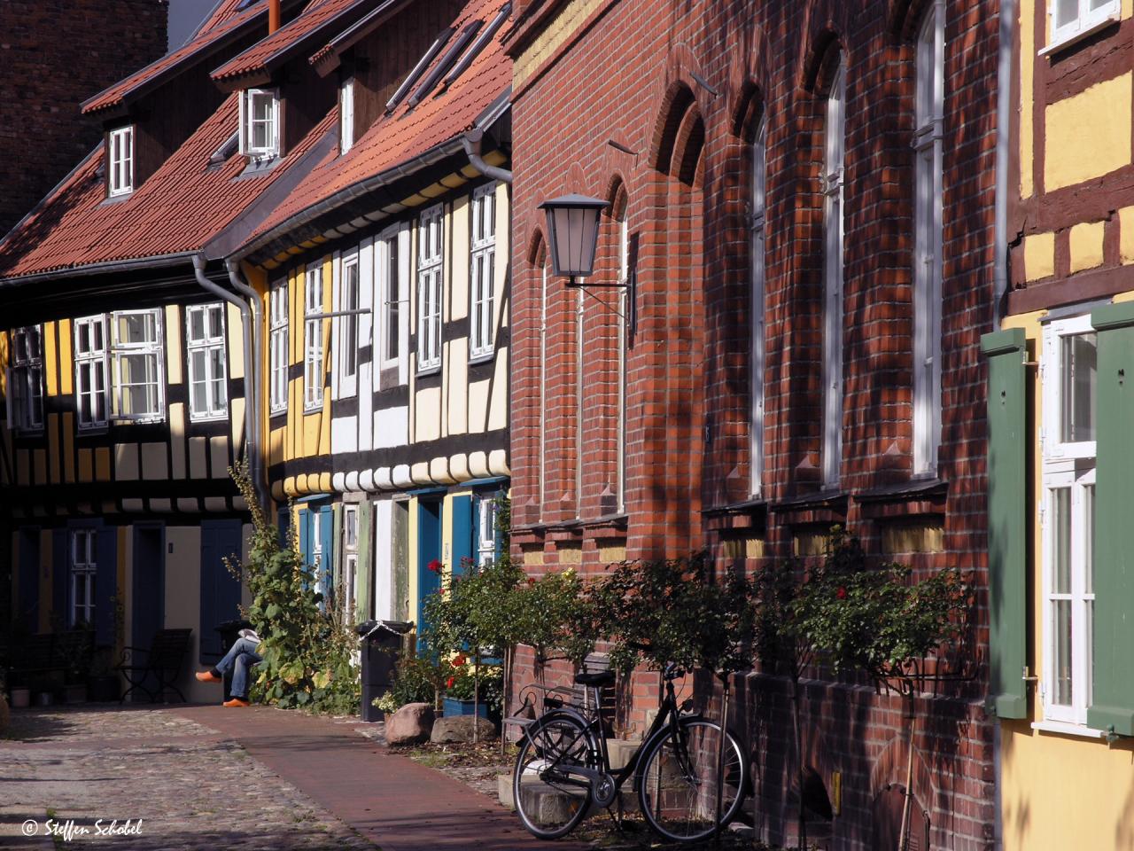 Gasse in der Stralsunder Altstadt