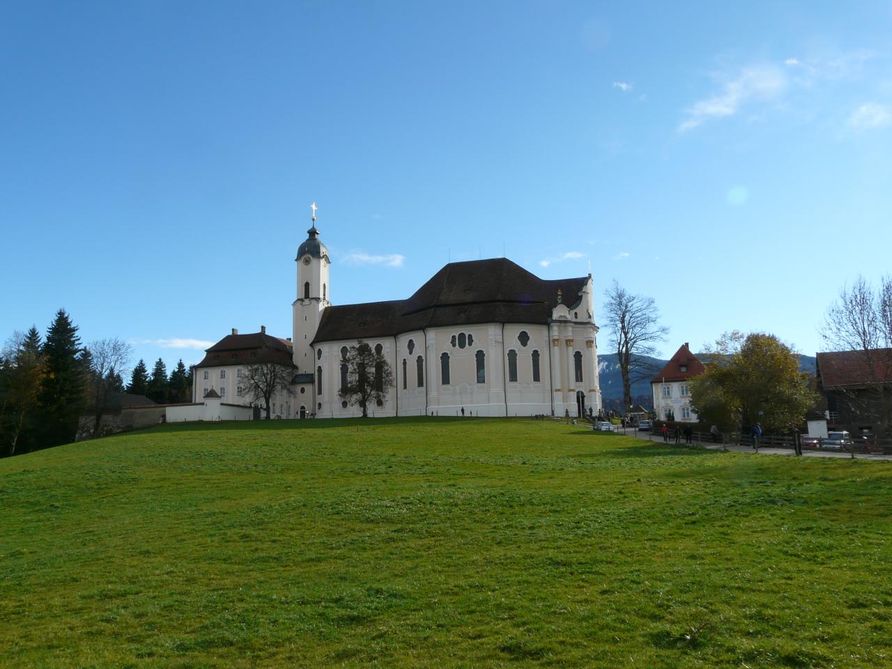 Wallfahrtskirche "Die Wies" in der Landschaft