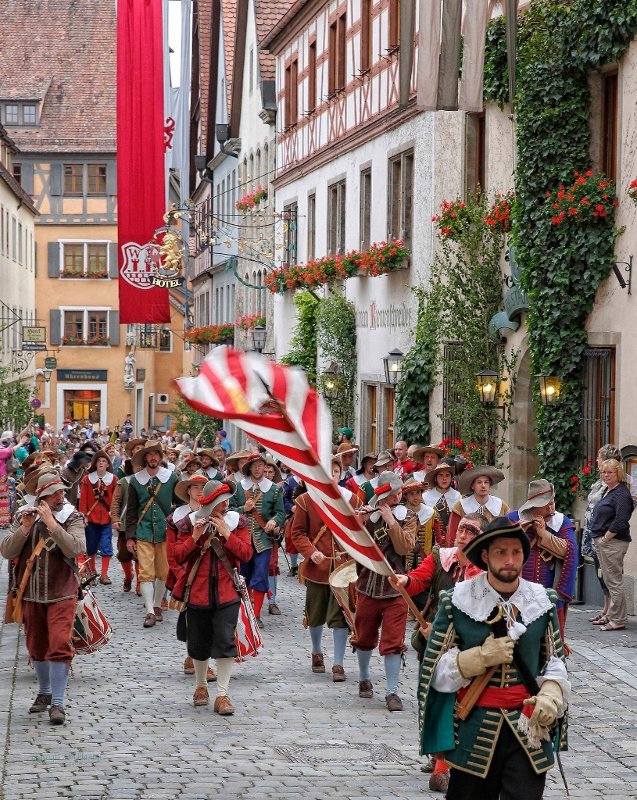 Historisches Festspiel „Der Meistertrunk“ zu Rothenburg ob der Tauber