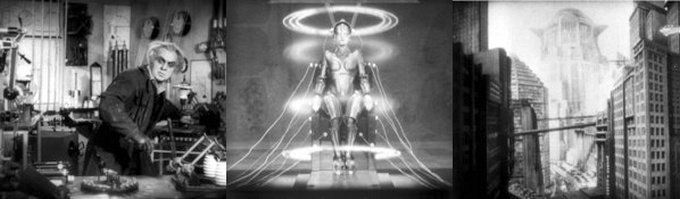 Szenen aus dem Film Metropolis