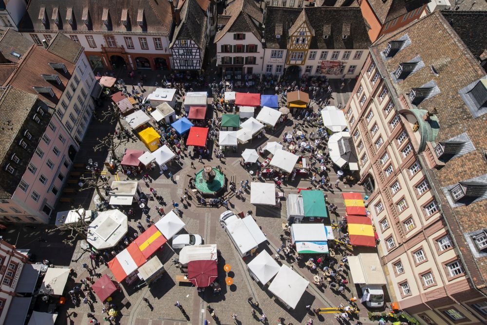 Deutsch-französischer Bauernmarkt in Neustadt