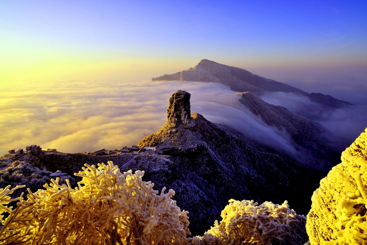 Bergspitze von Fanjingshan