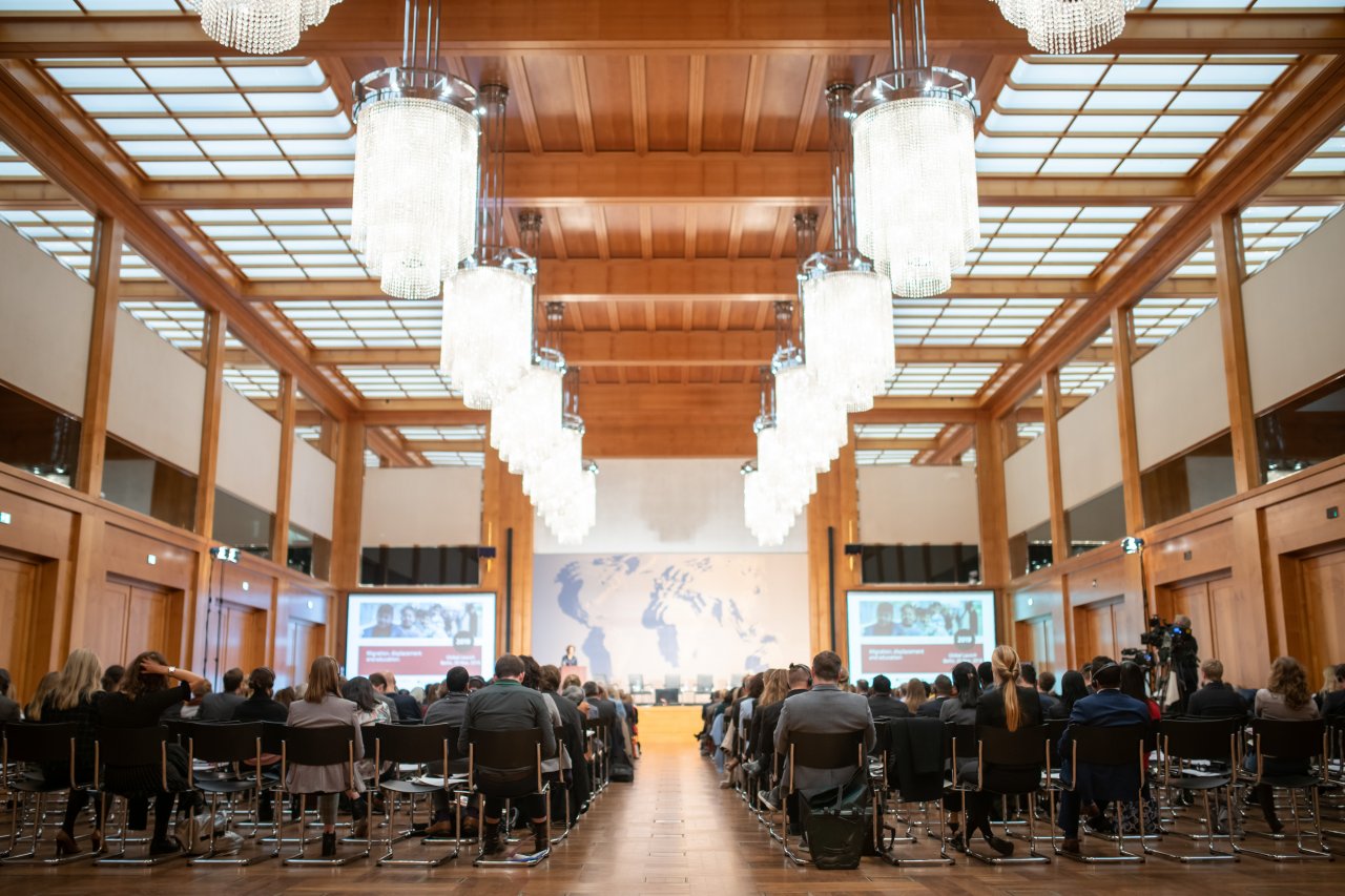 Vorstellung des Weltbildungsberichts im Weltsaal des Auswärtigen Amts