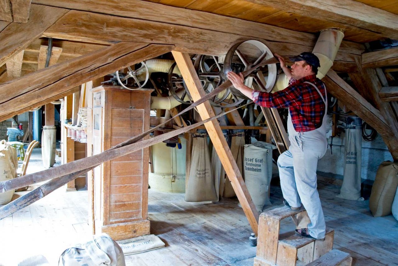 Handwerksmüller/-in in Wind- oder Wassermühlen