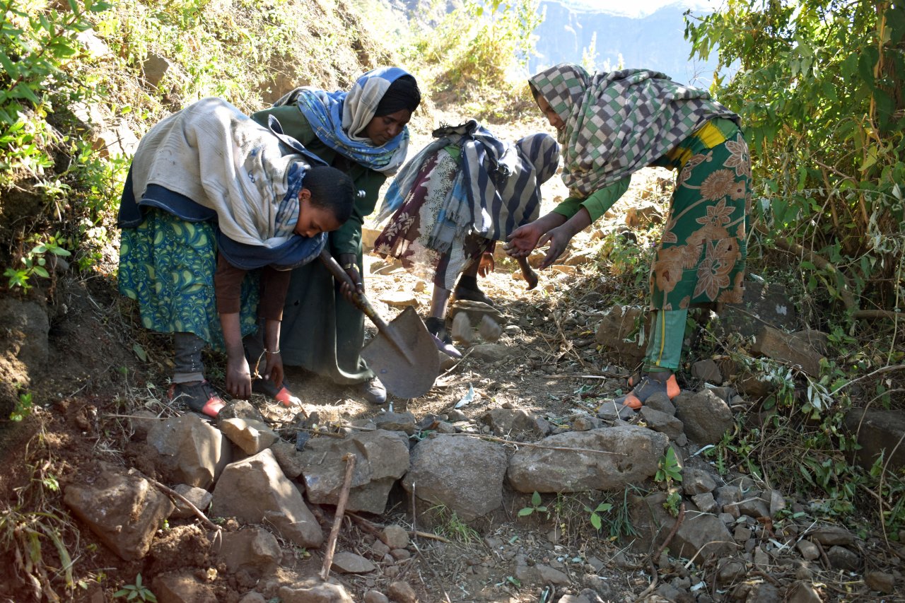 Instandsetzung der Wanderwege im Simien-Nationalpark