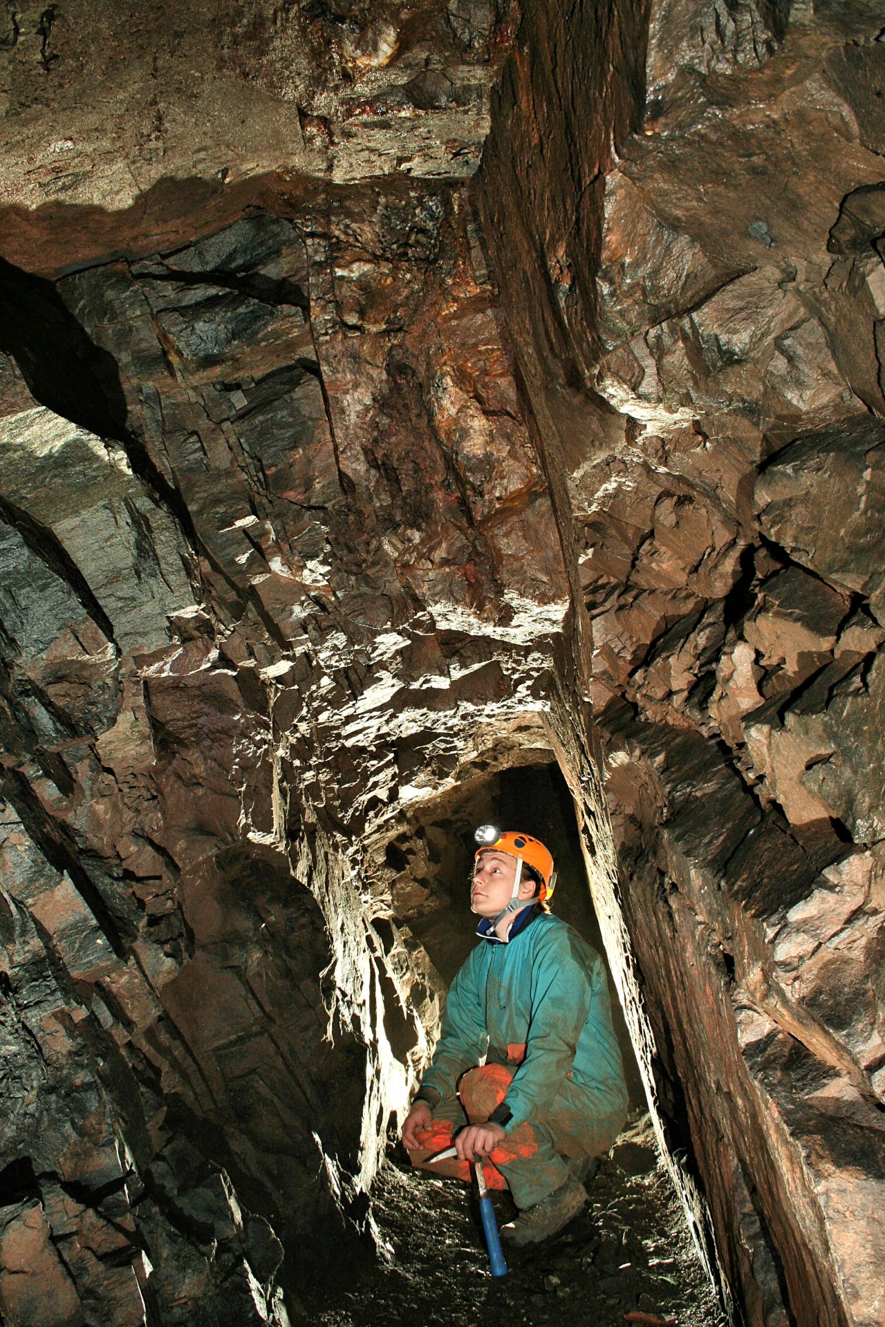 Alte Eisenmine im Thüringer Wald