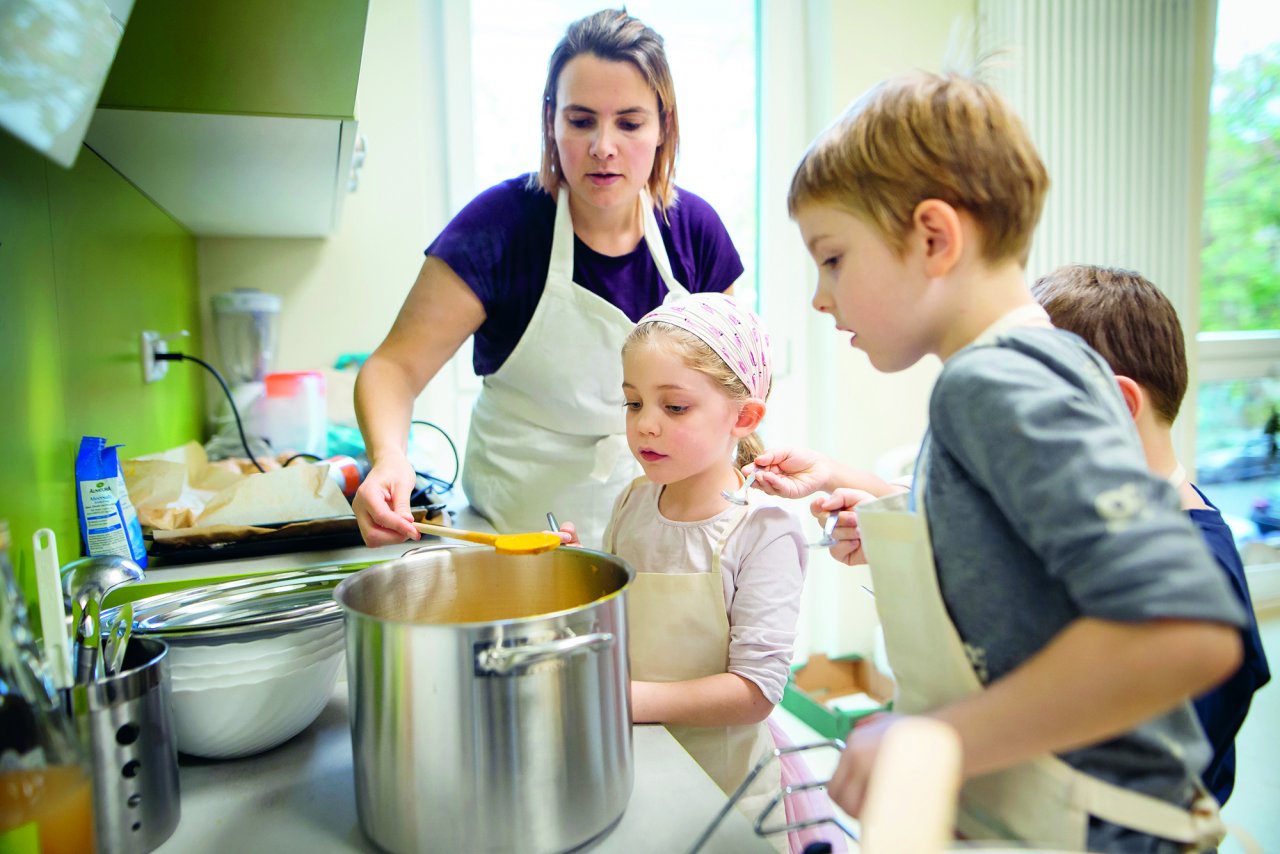 Gemeinsames Kochen mit Kindern