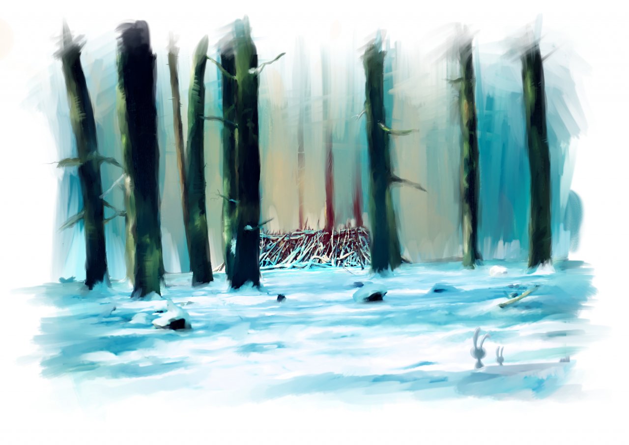 Winterbude am Wannsee