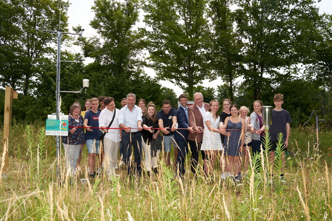 Einweihung der Klimastation am Heisenberg-Gymansium in Bruchsal