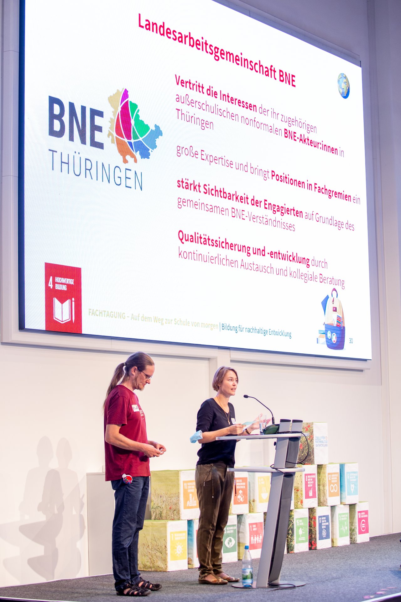 Vorstellung der LAG BNE auf BNE-Fachtagung in Erfurt