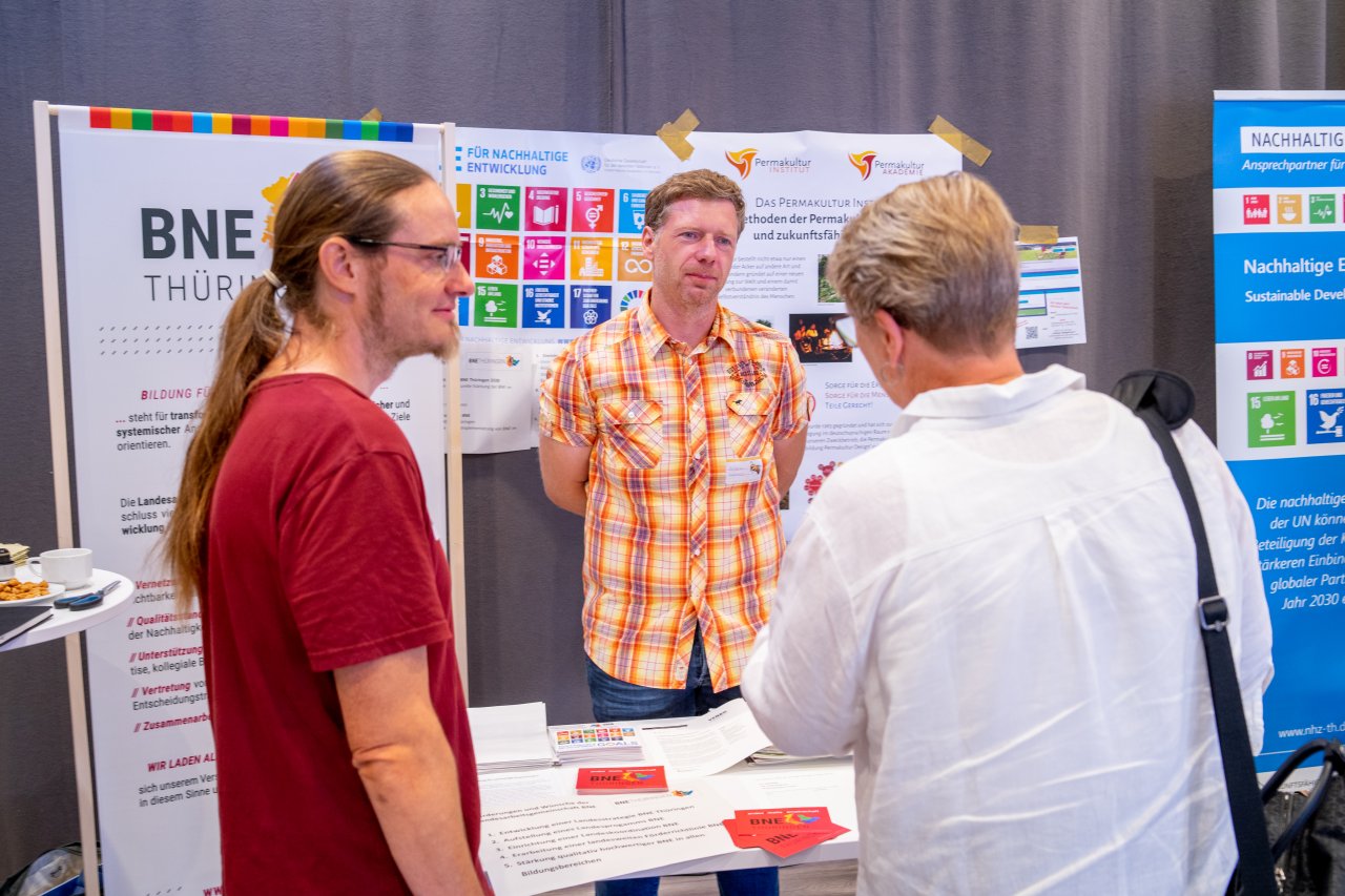 Infostand der LAG BNE Thüringen