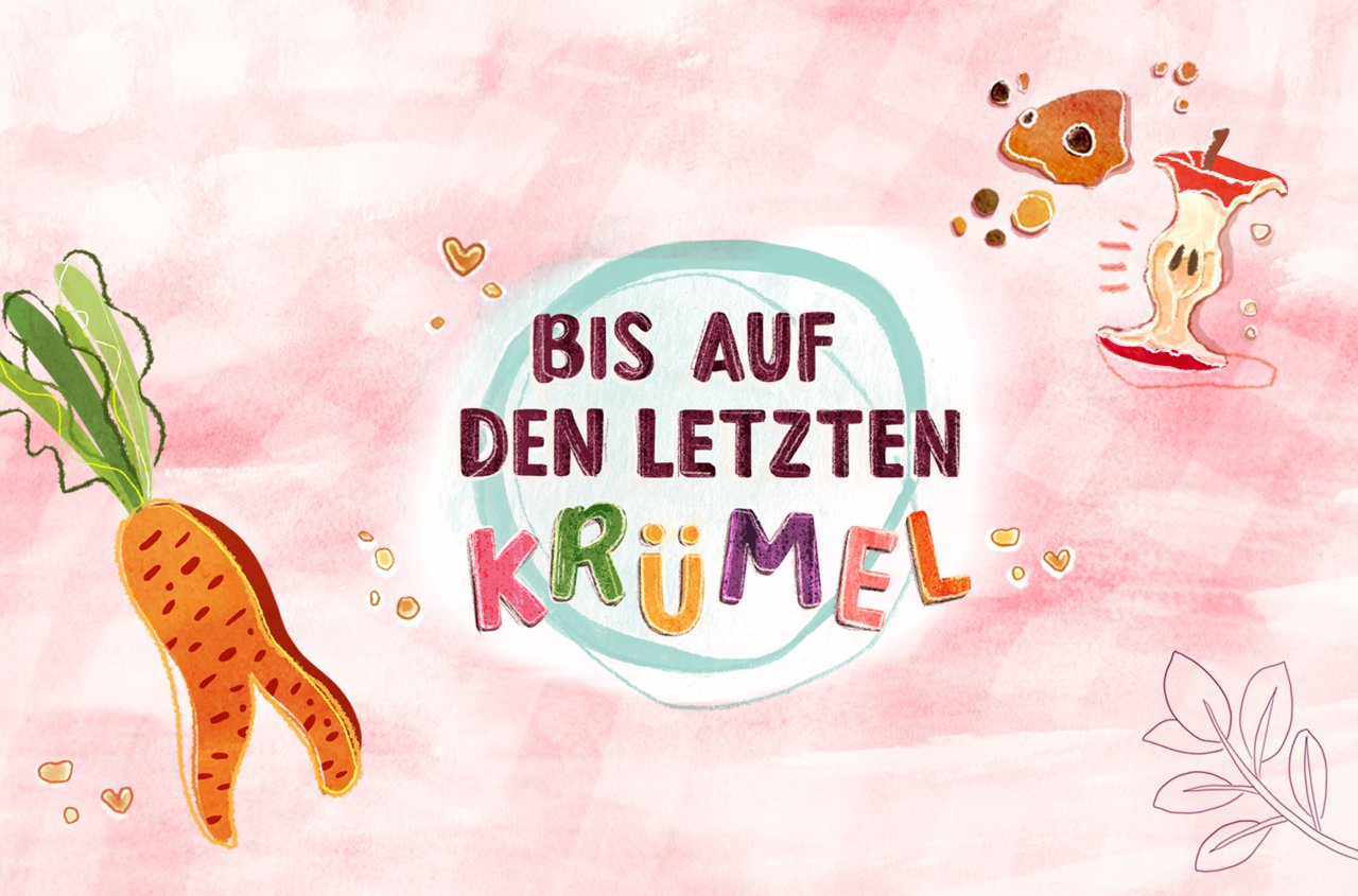 Key Visual von Bis auf den letzten Krümel, dem Kitaprojekt von RESTLOS GLÜCKLICH