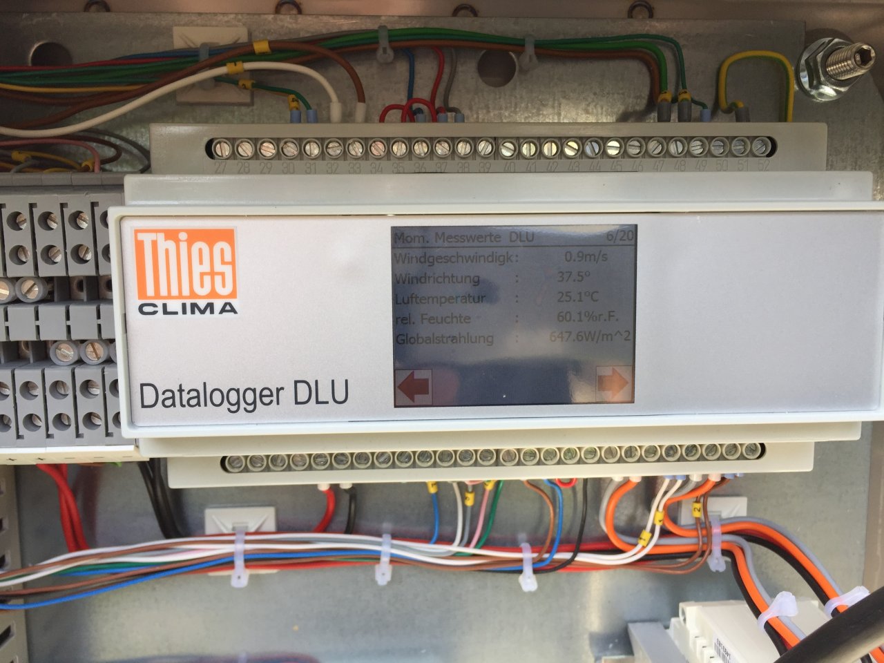 Datalogger zur Übermittlung der Daten