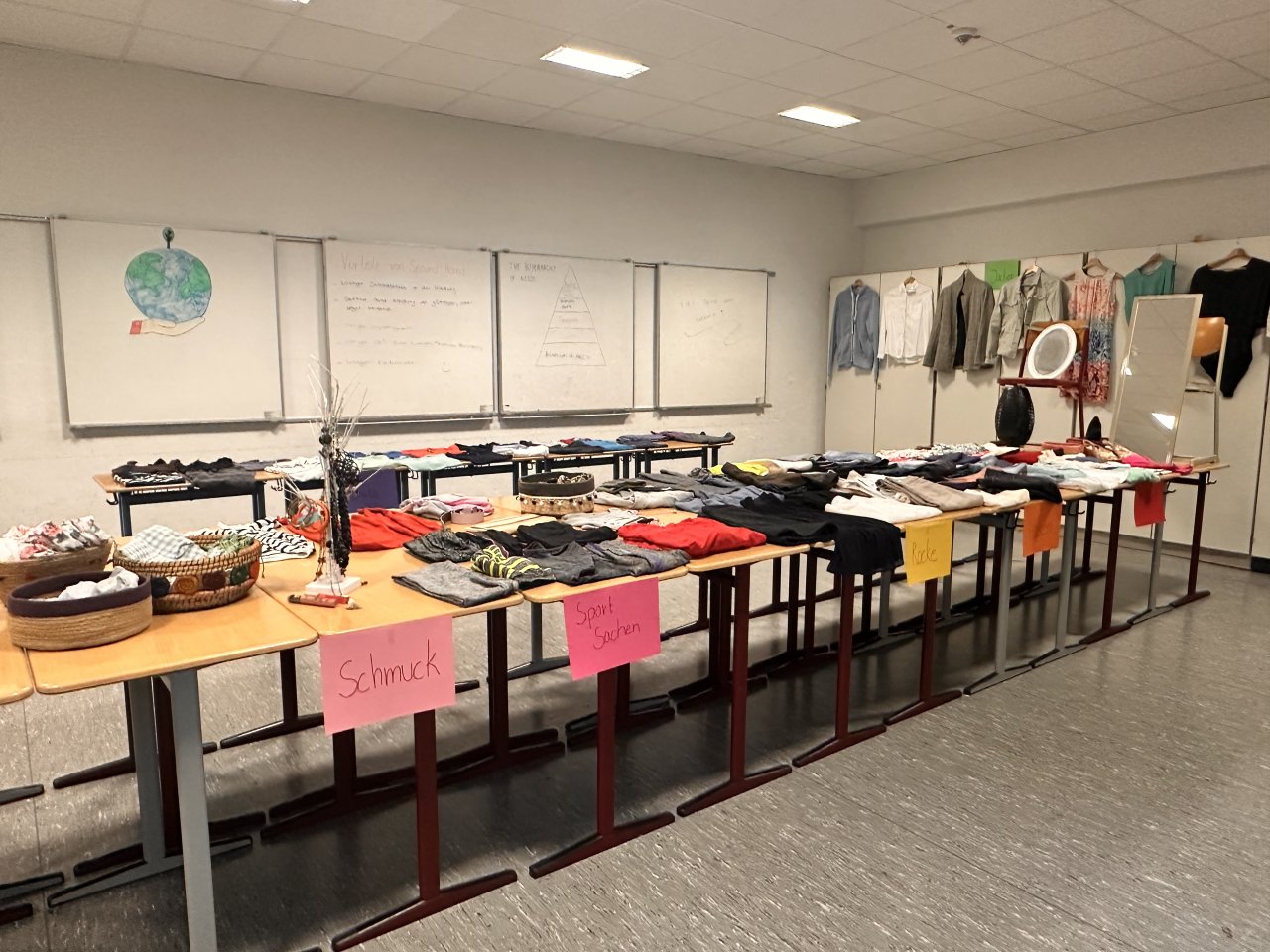 Bildunggangübergreifende Kleidertauschparty am MBK
