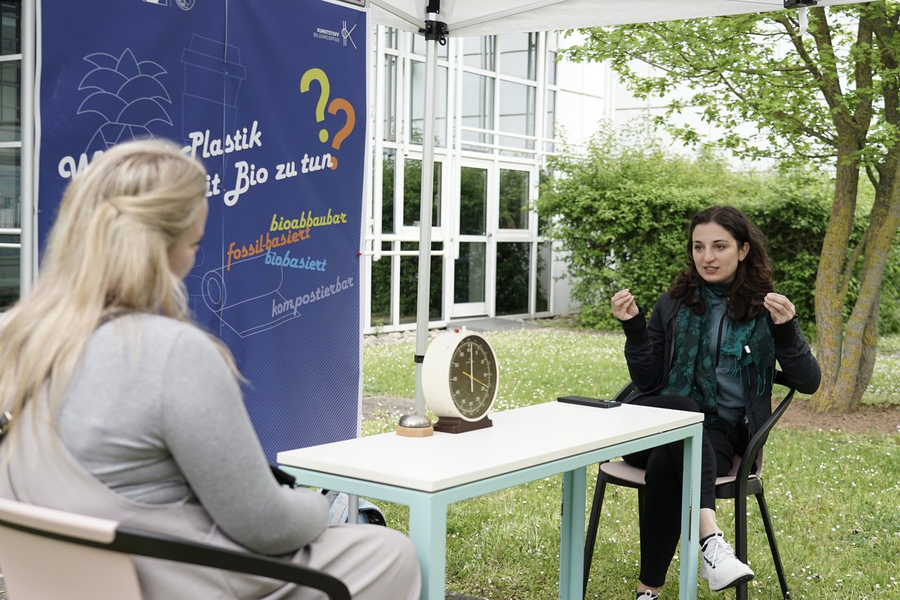 Speed Dating am Science Day, Forscher:innen stellen sich den Fragenn