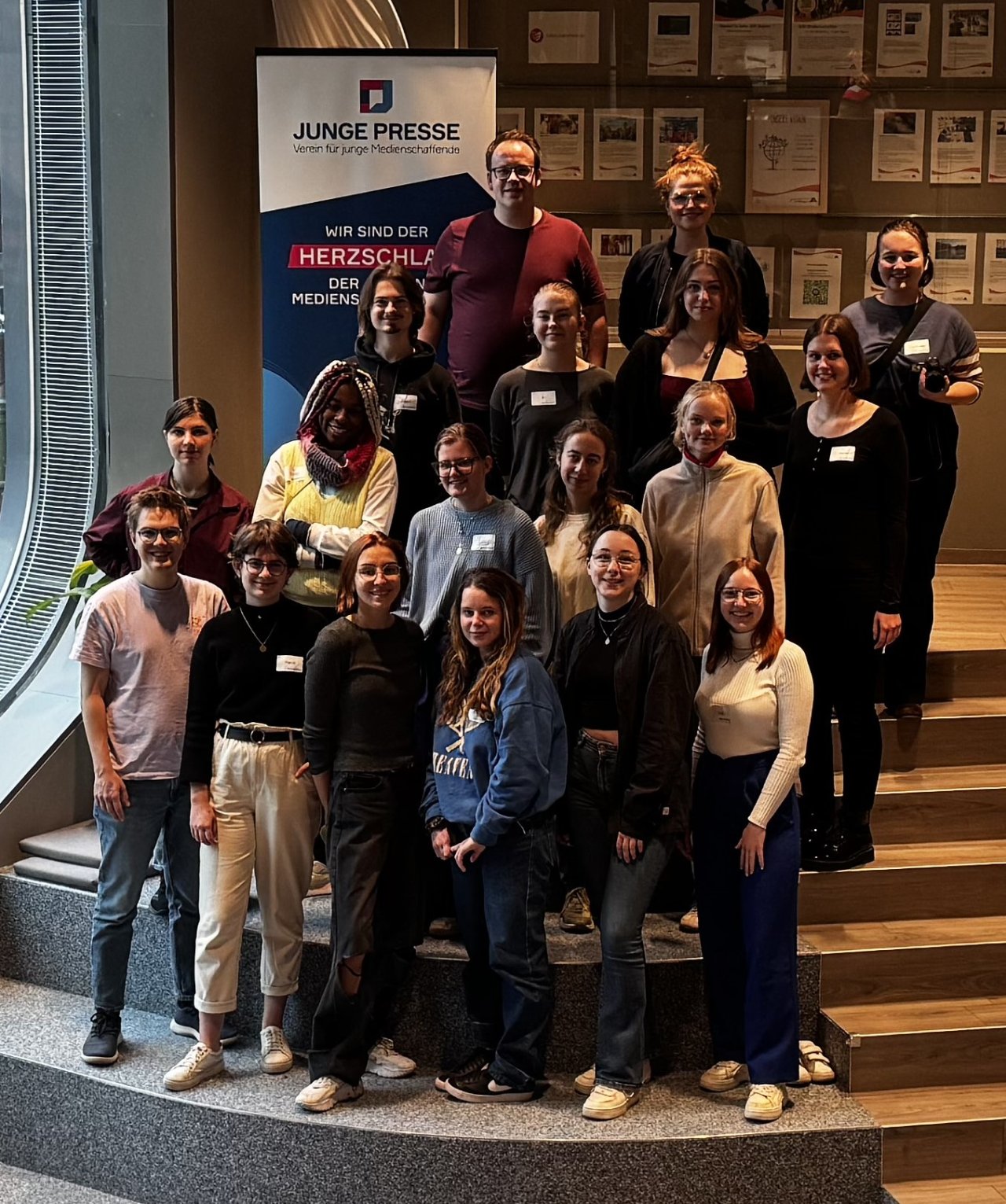 Gruppenfoto der Jugendredaktion "ecomag" 