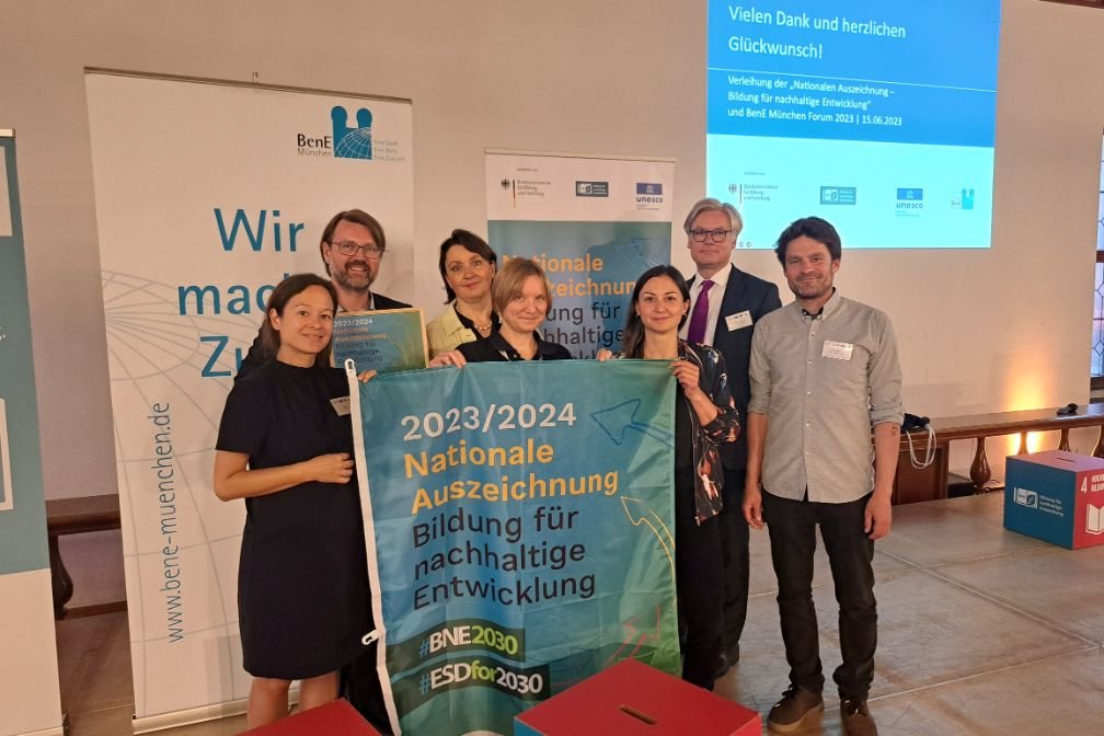 Nationale Auszeichnung BNE 2023 in München