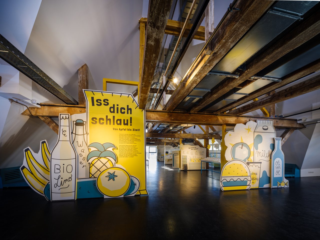 Aussetllung "Iss dich schlau"" im Kindermuseum unterm Dach in der Alten Mälzerei Lichtenrade