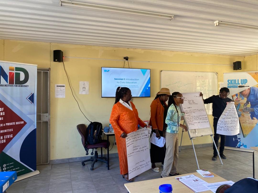 Training zu Demokratiebildung in Namibia