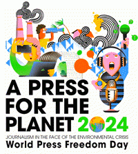 Logo A press for the planet