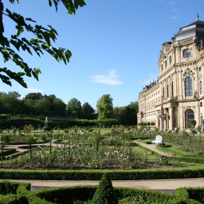 Residenz Würzburg mit Hofgarten