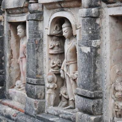 Nalanda Mahavihara, Stuckarbeiten, Ausgrabungsstätte Nr. 3