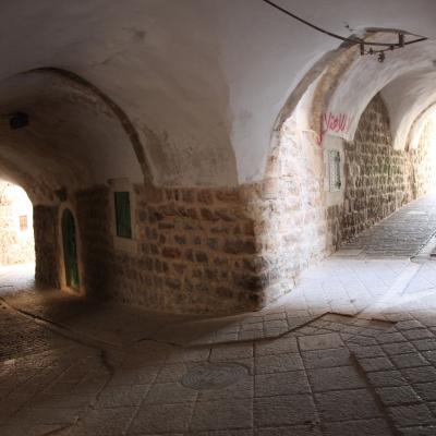 Straßen in der Alstadt von Hebron/ Al-Khalil, Palästinensische Gebiete