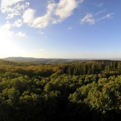 Blick über den Natur- und Geopark TERRA.vita