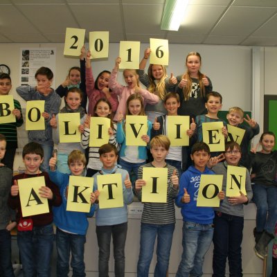 Schüler engagieren sich bei der "Bolivien Aktion"