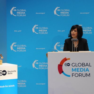 DW GMF Anabel Hernandez bekommt den Freedom of Speech Award